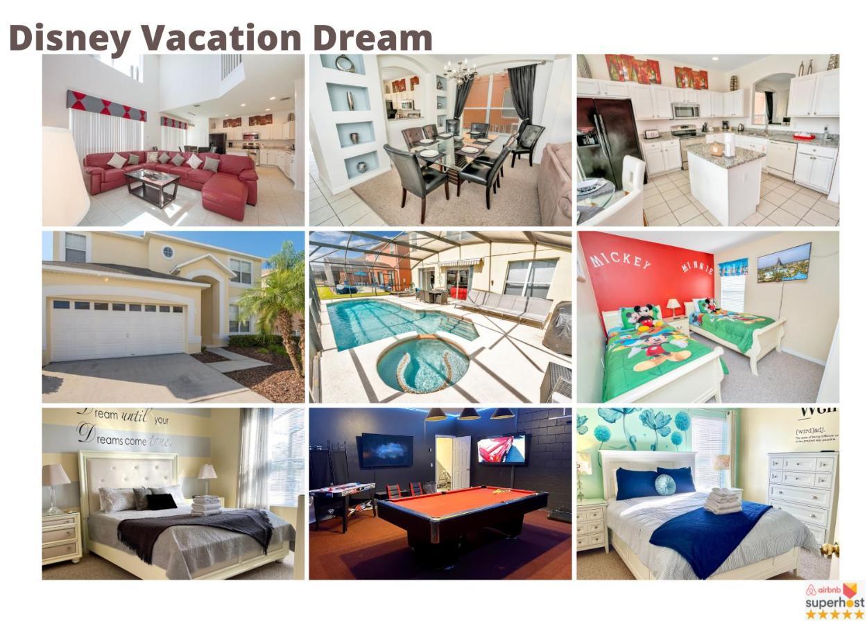 Disney Dream With Hot Tub, Pool, Xbox, Games Room, Lakeview, 10 Min To Disney, Clubhouse Kissimmee Esterno foto